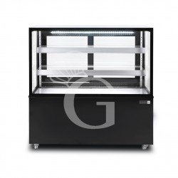 Vitrina Refrigerada Ventilada  410 LT +2°C/+8°C  4 lados de cristal