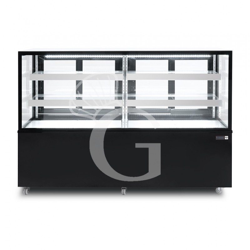Vitrina Refrigerada Ventilada 610 LT +2°C/+8°C  4 lados de cristal