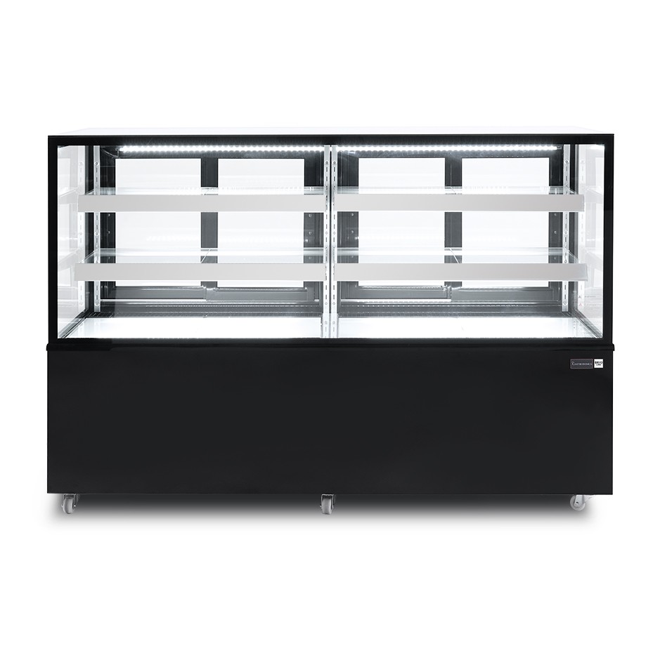 Vitrina Refrigerada Ventilada 610 LT +2°C/+8°C  4 lados de cristal