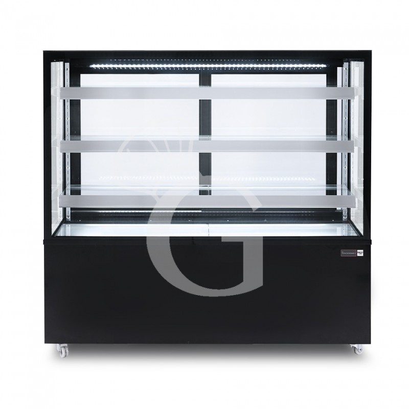 Vitrina Refrigerada Ventilada  670 LT +2°C/+8°C  4 lados de cristal