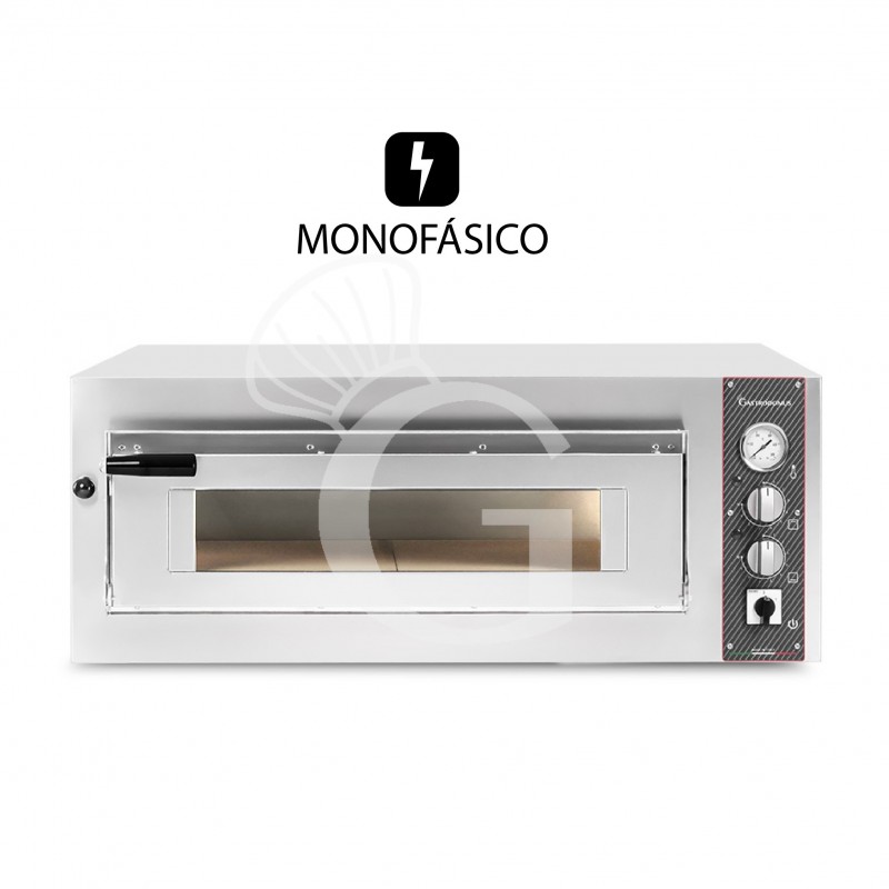 Alimentación monofásica para horno eléctrico 4 pizzas Ø 350 mm1 cámara