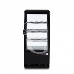 Vitrina Refrigerada ventilada para bebidas Color negro 78 LT 0°C/+12°C Clase de eficiencia energética C