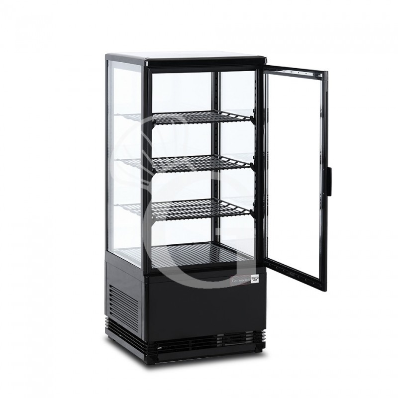Vitrina Refrigerada ventilada para bebidas Color negro 78 LT 0°C/+12°C Clase de eficiencia energética C