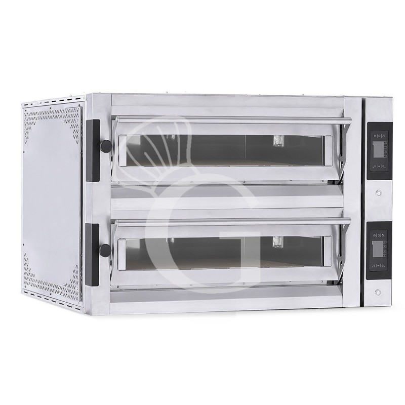 Horno Eléctrico para 6+6 pizzas de diámetro 350 mm, 2 cámaras, control touch, 20,4 kW