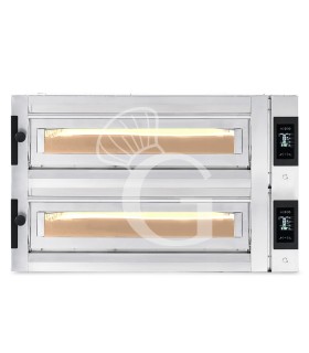 Horno Eléctrico para 9+9 pizzas de diámetro 350 mm, 2 cámaras, control touch, 27,3 kW