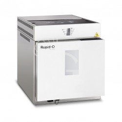Horno rápido eléctrico de convección combinado con vapor, puerta lateral, controles táctiles, monofásico