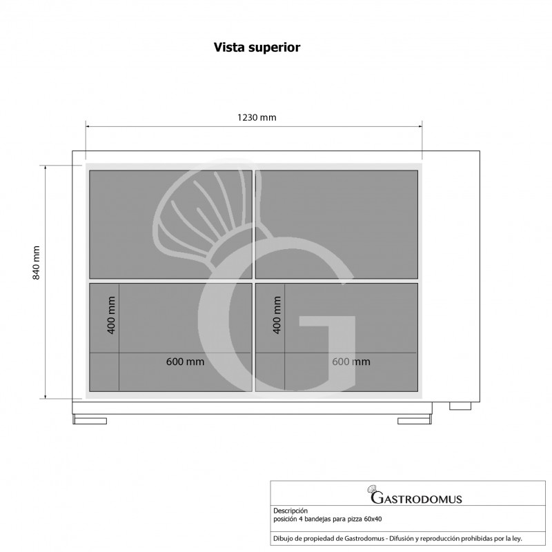 Horno eléctrico puerta cristal 8 bandejas 600 x 400 o 12 pizzas diámetro mm   cámaras control mecánico
