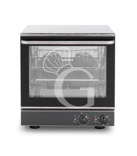 Horno eléctrico de convección para cruasanes, puerta abatible, controles mecánicos, 4 bandejas 433x333 mm, potencia 3,3 kw