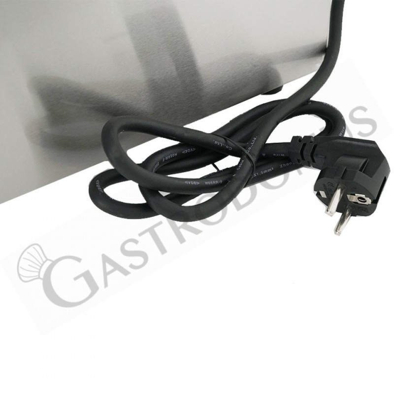 Freidora para bar eléctrica de sobremesa - 2 cubas - capacidad 10+10 LT - 3+3 kW Monofásica