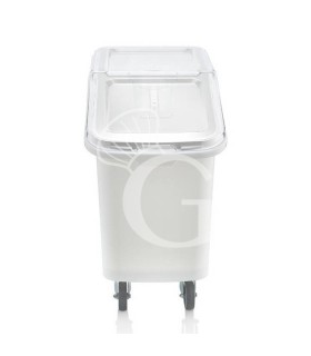 Tolva de polipropileno sobre ruedas capacidad 62 LT - L 350 mm x P 720 mm x H 600 mm
