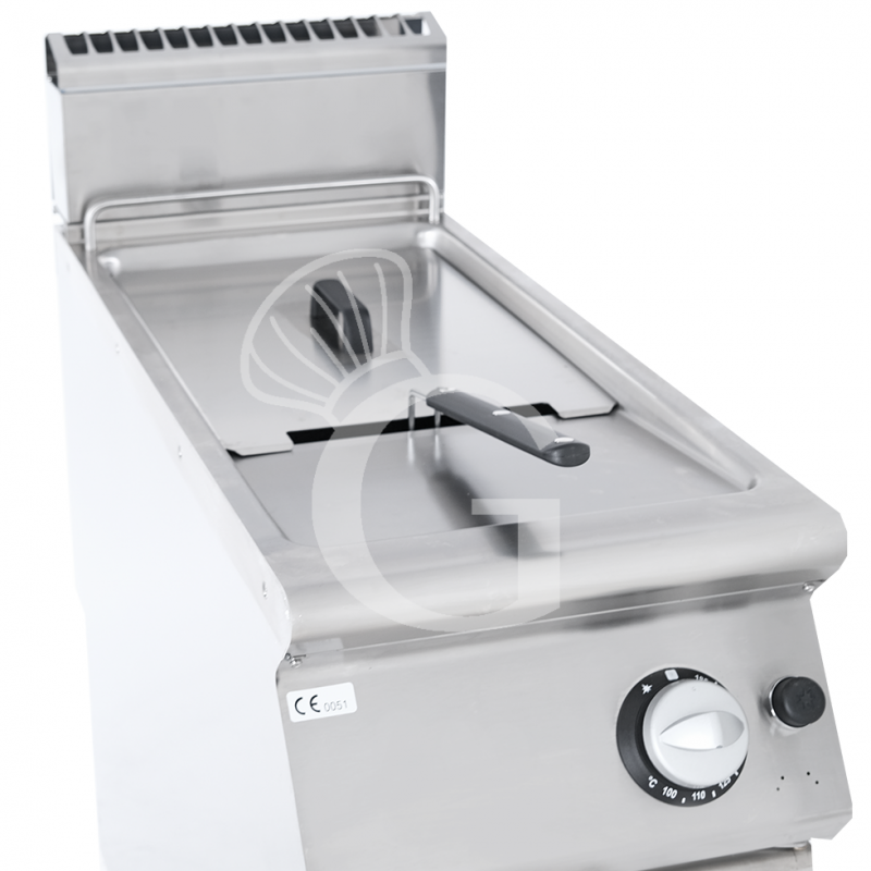 Freidora a gas sobre mueble con 1 cuba 22 LT 20 Kw