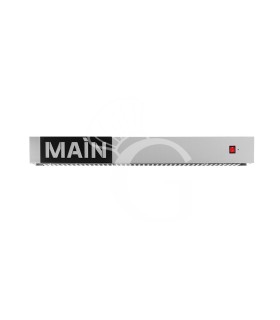 Campana extractora inox para horno de pizza - L 1385 mm x P 1235 mm x H 120 mm