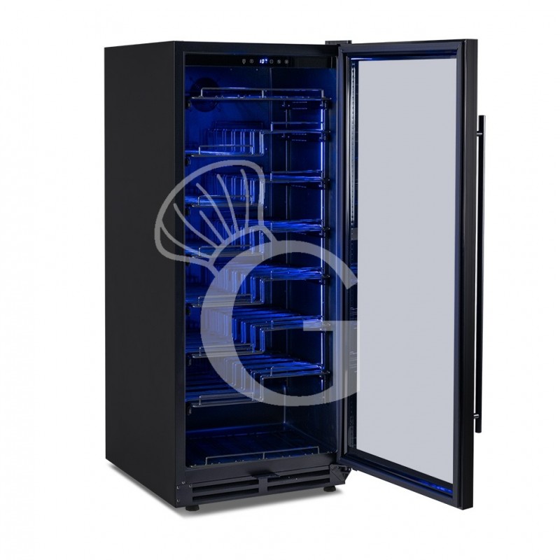 Vinoteca ventilada 280 LT 8 estanterías 89 botellas +5°C/+22°C