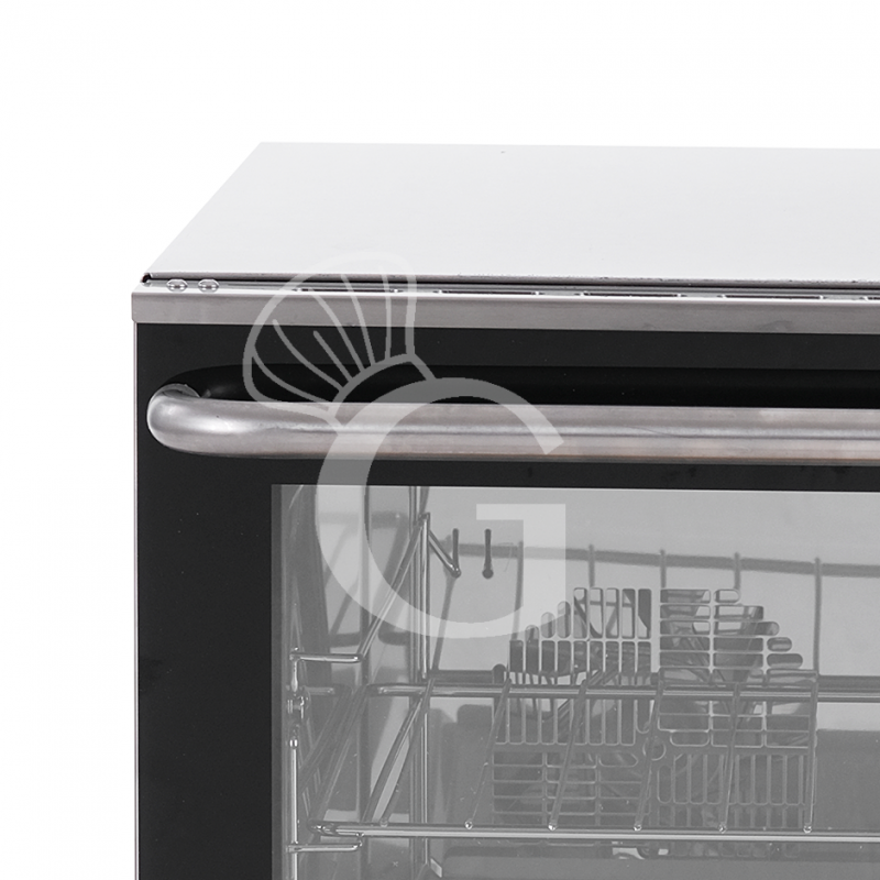 Horno eléctrico de convección para cruasanes, puerta abatible, controles mecánicos, 4 bandejas 433x333 mm, potencia 2,8 kw