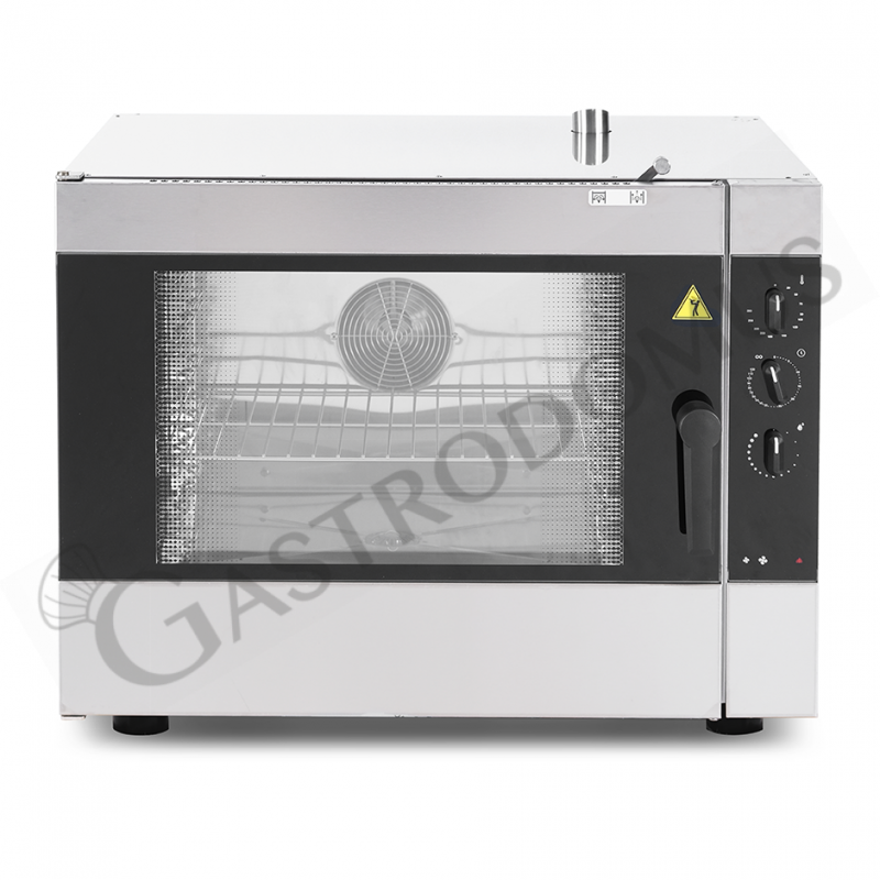 Horno eléctrico de convección, controles electromecánicos con humidificador, para 5 bandejas GN1/1 o 600x400 mm