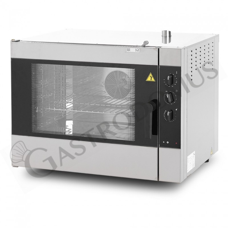 Horno eléctrico de convección, controles electromecánicos con humidificador, para 5 bandejas GN1/1 o 600x400 mm