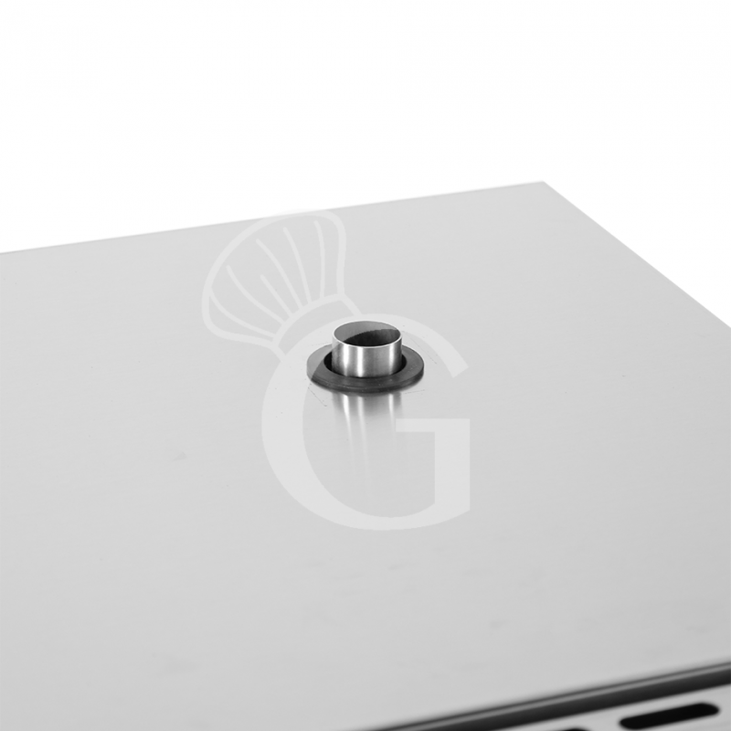 Horno eléctrico de convección para gastronomía, humidificador, control electrónico, trifásico, 4 bandejas GN 1/1 530x325mm