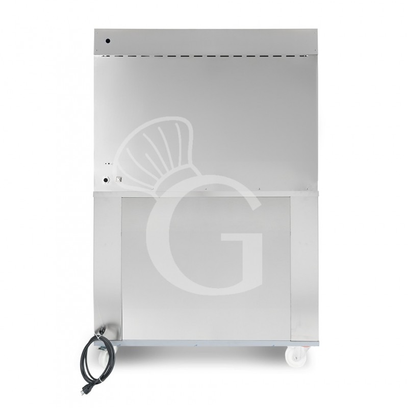 HORNO ELECTRICO CONTROL TOUCH PARA 4+4 PIZZAS DIAMETRO 350, 2 CAMARAS 14.4KW – CAMPANA INOX – CAMARA FERMENTADORA