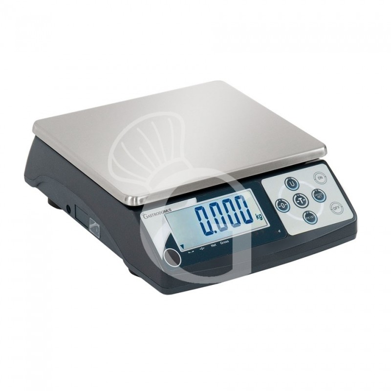 Balanza de control en ABS con capacidad de 5 Kg y precisión de 1 g L 245 mm x P 310 mm x A 95 mm
