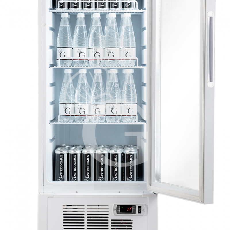 Frigo bebidas ventilado 1 puerta con luminoso 468 LT 2°C/+8°C color blanco