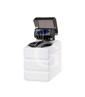 Ablandador automático con botella de fibra de vidrio con pantalla- 8 litros