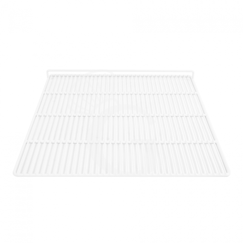 Rejilla plastificada con tope color blanco 530 mm x 540 mm