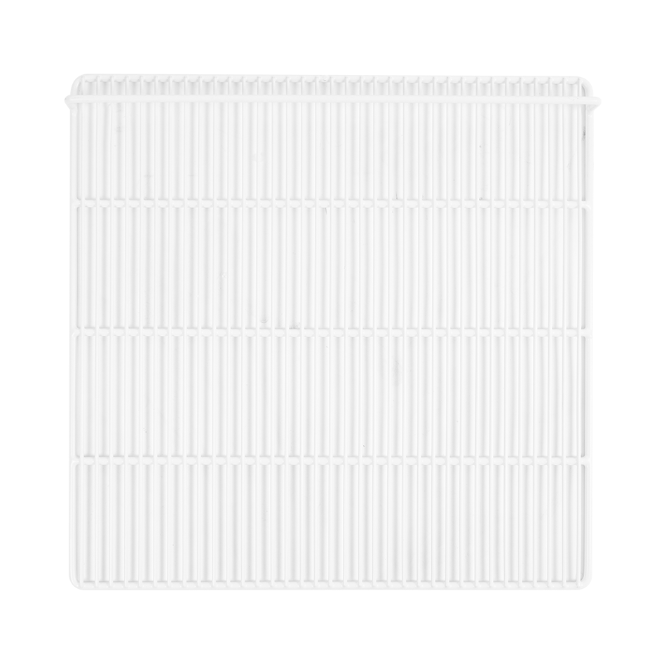 Rejilla plastificada con tope color blanco 530 mm x 540 mm