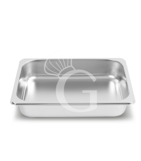 Cubeta de acero inoxidable GN1/2 L 323 mm x P 265 mm x A 65 mm