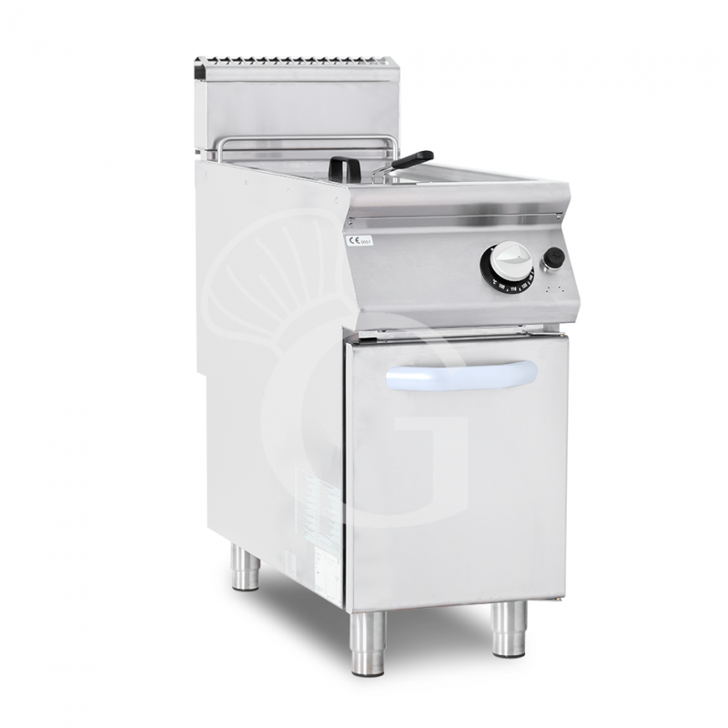 Freidora a gas sobre mueble con 1 cuba 13 LT 12 Kw