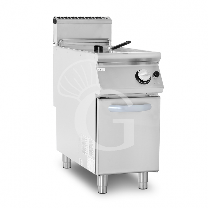 Freidora a gas sobre mueble con 1 cuba 22 LT 20 Kw