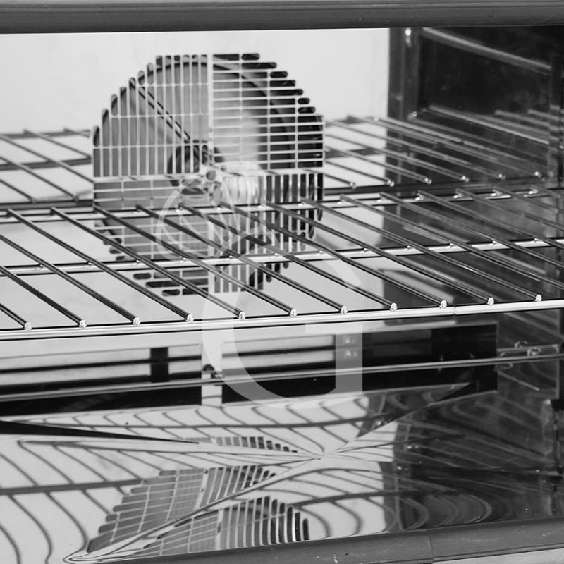 Horno eléctrico de convección para pastelería con humidificador, controles mecánicos, monofásico para 3 bandejas 600x400 mm