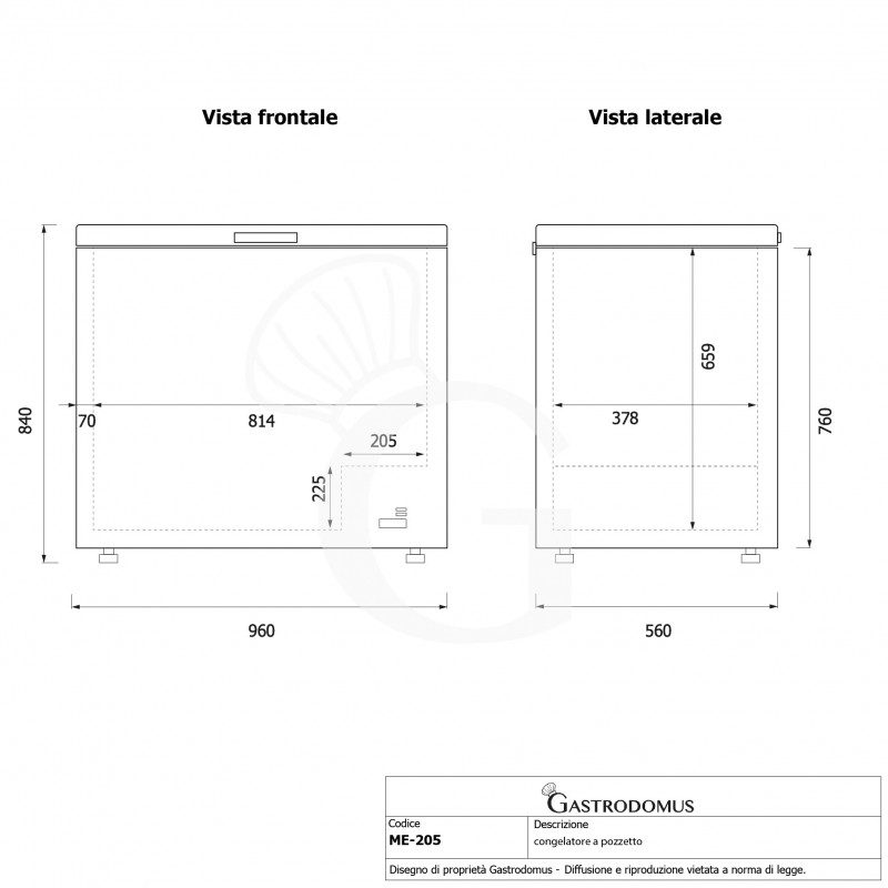 Arcón Congelador 197 L, Temperatura -18°C, Clase de eficiencia energética F