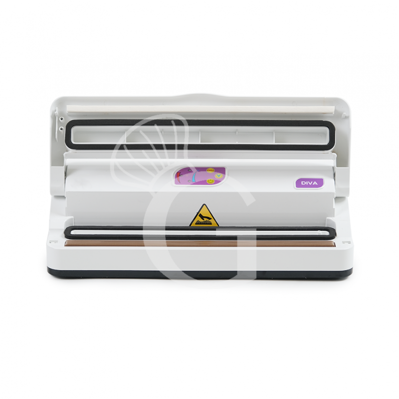 Envasadora al vacío automática con barra de sellado L330 mm plástico ABS con predisposición  para el envasado al vacío de botes