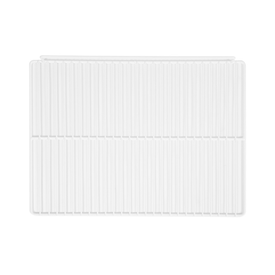 Rejilla plastificada con tope color blanco 530 mm x 395 mm