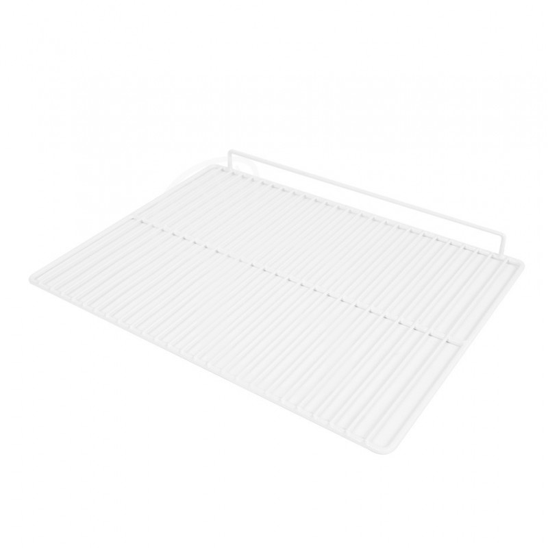 Rejilla plastificada con tope color blanco 530 mm x 395 mm