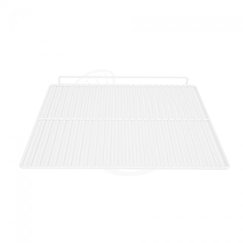 Rejilla plastificada con tope color blanco 530 mm x 395 mm