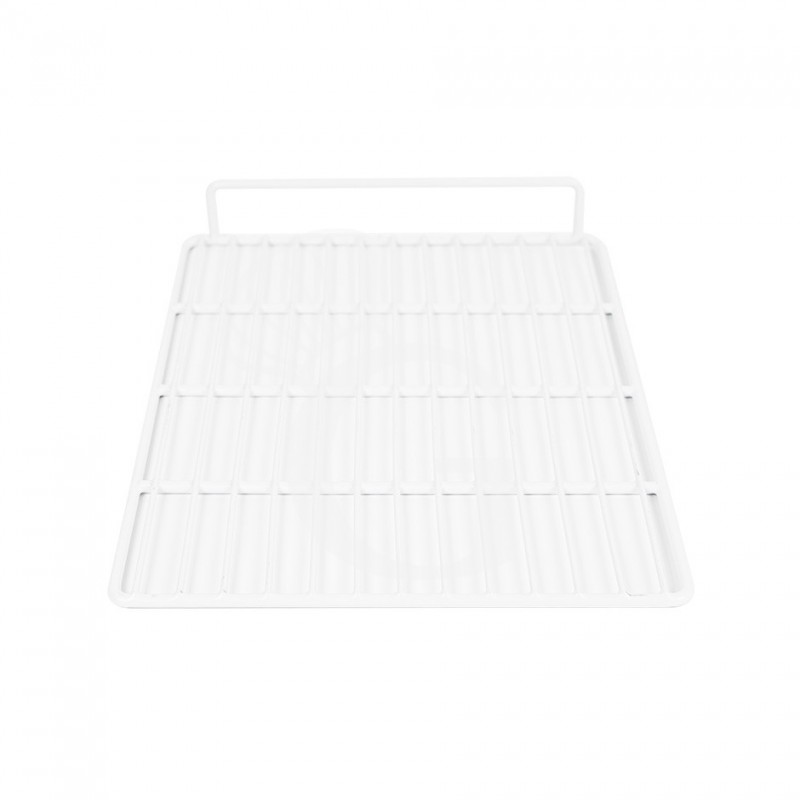 Rejilla plastificada con tope color blanco - 335 mm x 430 mm