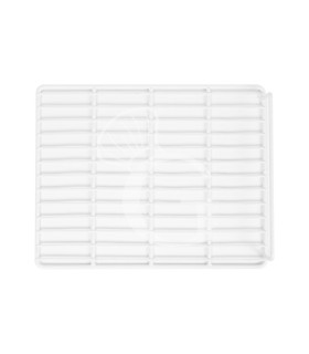 Rejilla plastificada con tope color blanco - 335 mm x 430 mm