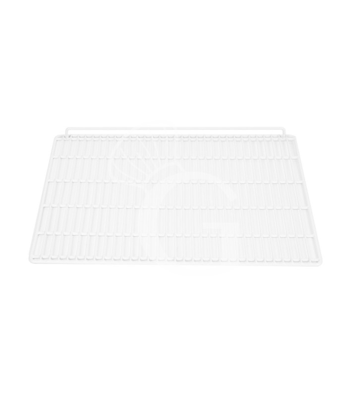 Rejilla plastificada con tope color blanco 653 mm x 525 mm