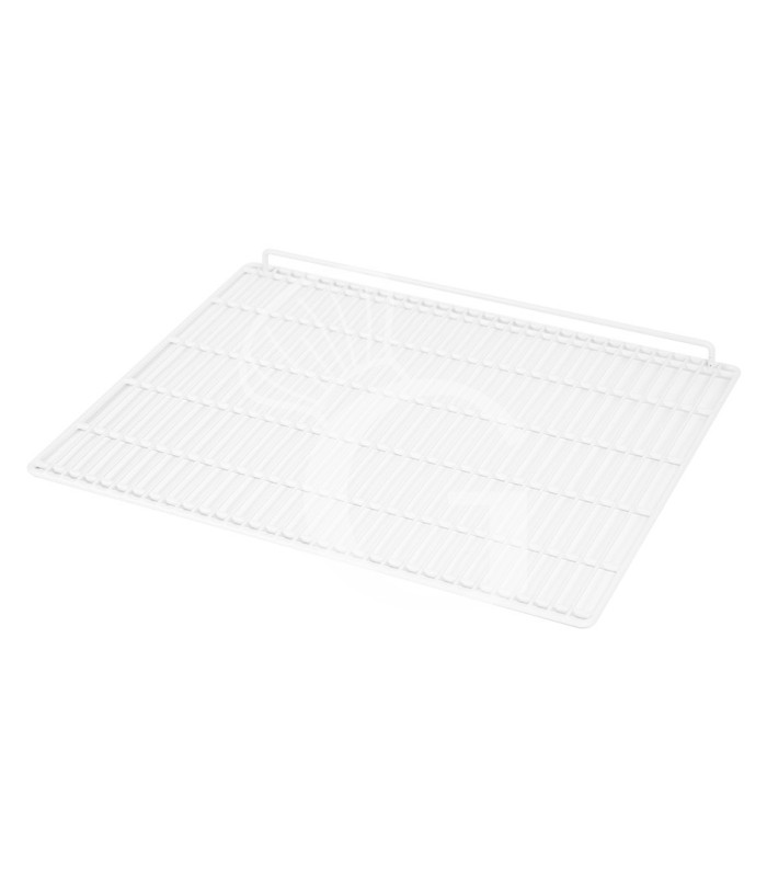 Rejilla plastificada con tope color blanco 653 mm x 525 mm