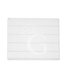 Rejilla plastificada con tope color blanco 653 mm x 525 mm
