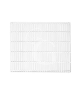Rejilla plastificada con tope color blanco 653 mm x 525 mm
