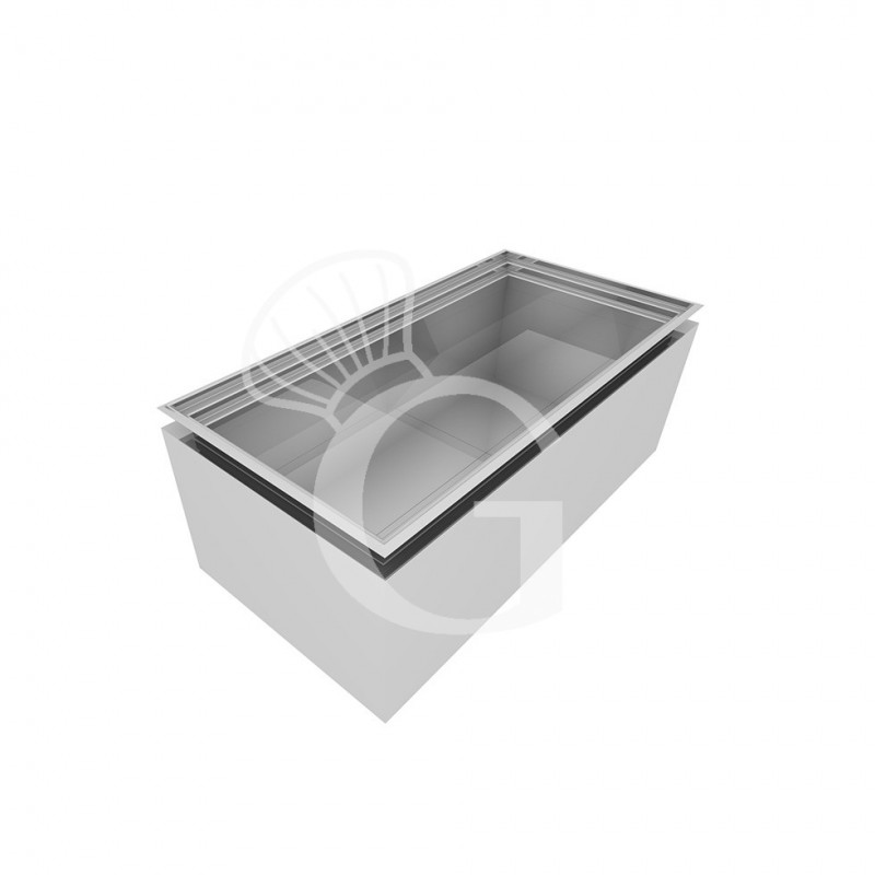 Cuba aislada neutra para hielo - L 769 x P 389 x H 260 mm