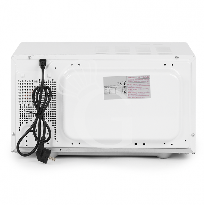 Horno microondas con mandos mecánicos y plato giratorio- Capacidada 25 Lt - 0,9 KW
