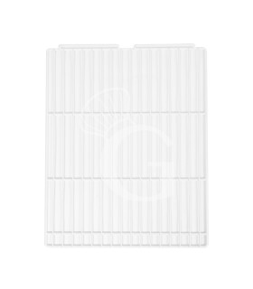 Rejilla plastificada con tope color gris 535 mm x 650 mm