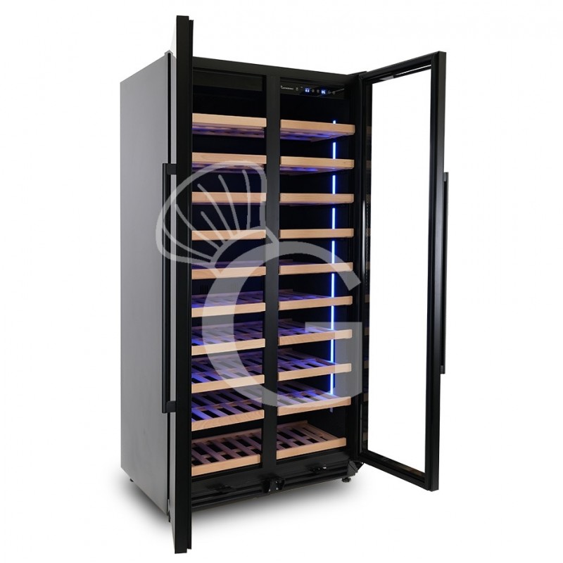 Vinoteca empotrable ventilada 830 LT 8 estantes 168 botellas +5°C/+22°C