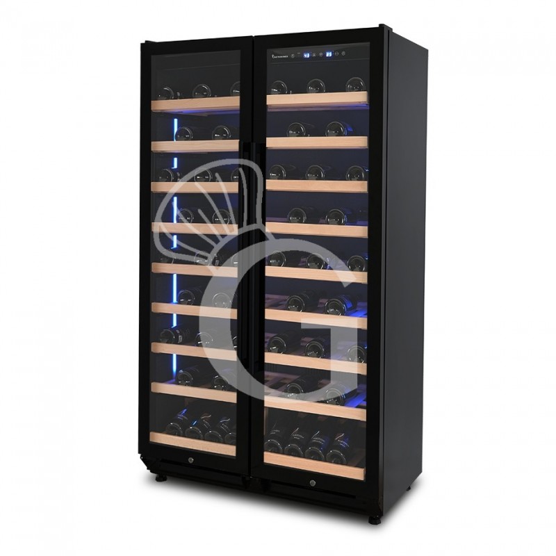 Vinoteca ventilada 508 LT 7 estantes 76 botellas +5°C/+22°C
