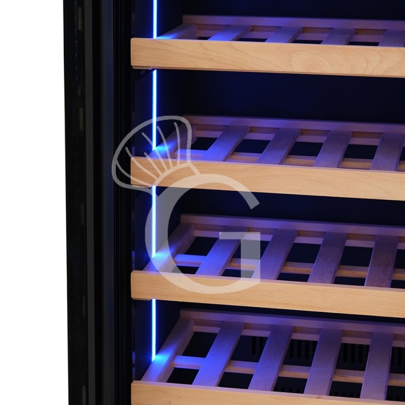 Vinoteca ventilada 508 LT 7 estantes 76 botellas +5°C/+22°C