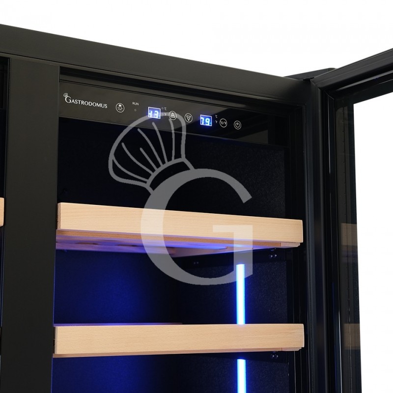 Vinoteca ventilada 508 LT 7 estantes 76 botellas +5°C/+22°C