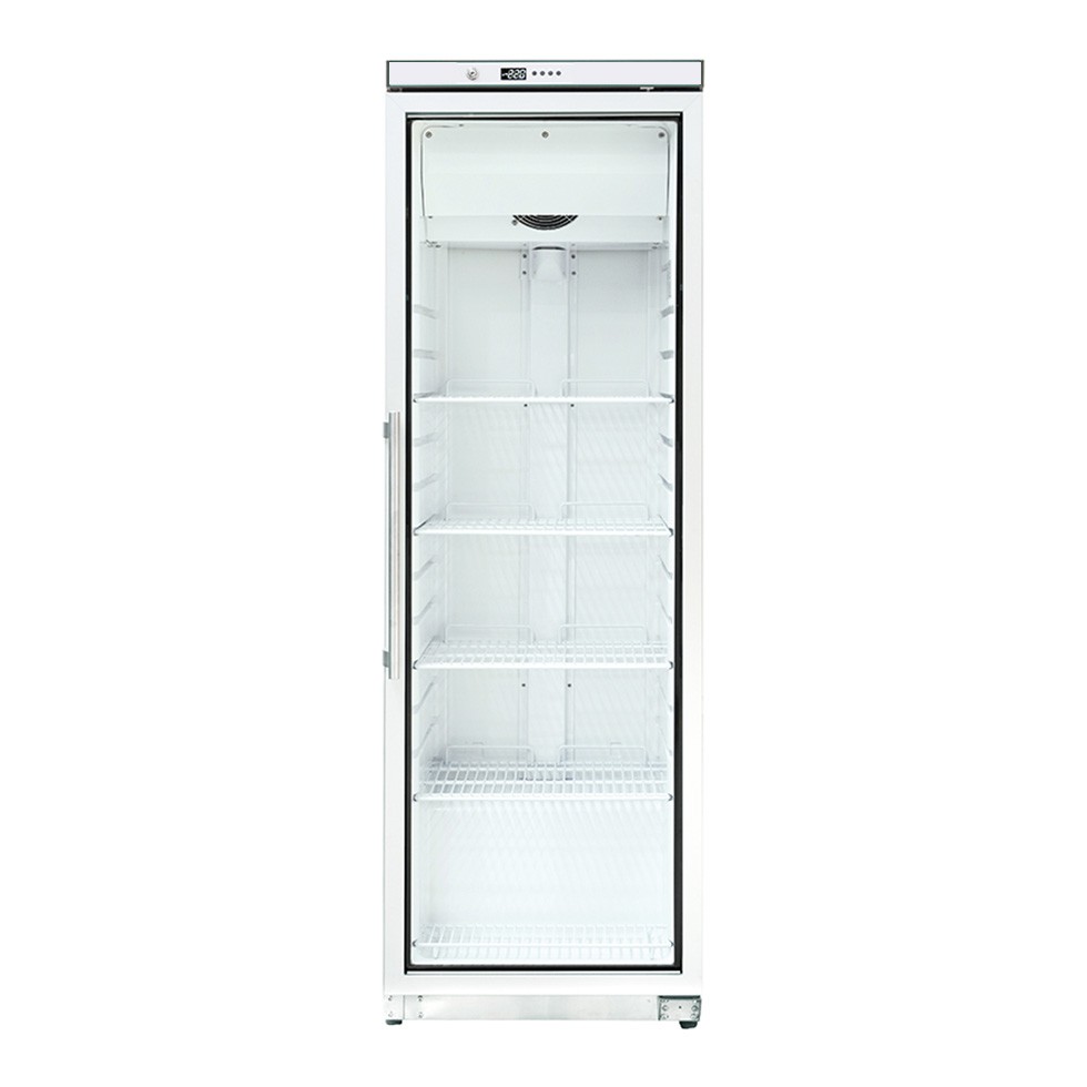 Armario refrigerado ventilado puerta cristal -18°C/-22°C 279 LT Clase energética C
